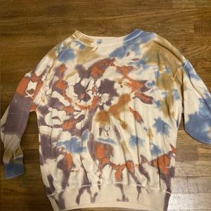 Natural Life Taylor Oversized Sweater - Sunset Tie-Dye